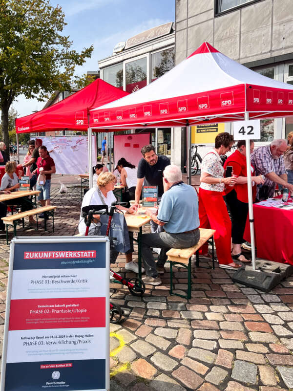 Politik zum Mitmachen: Großes Interesse an Zukunftswerkstatt auf dem Butt • Pressemitteilung • Bild